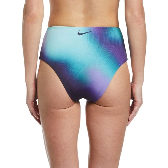 81. NWT Nike Aurora REVERSIBLE High Waist BIKINI Bottom Size Medium - Picture 2 of 11